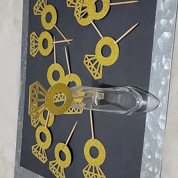 Plastic Crystal Heels and Engagement Ring Picks - Picture 10 of 12